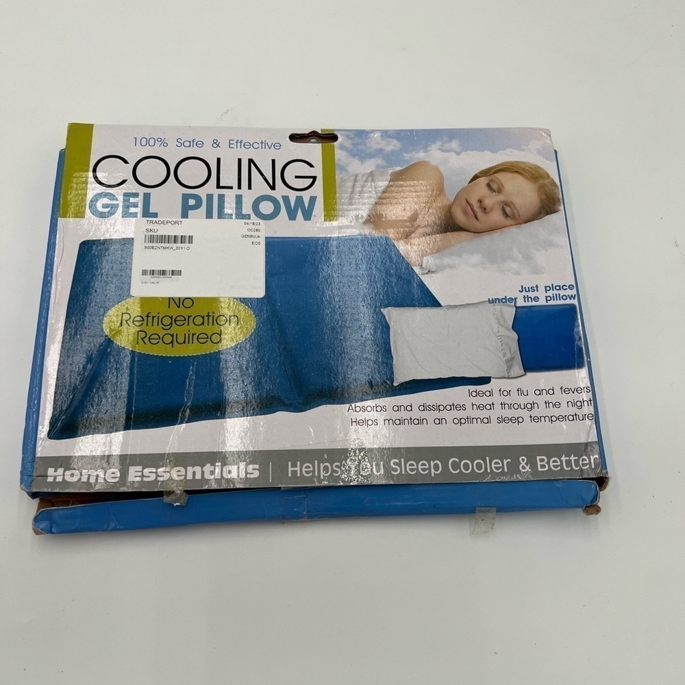Cooling Gel Pillow Home Essentials-Blue No Refrigeration Required